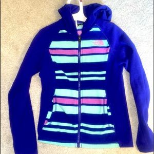 North face fleece zip up jacket